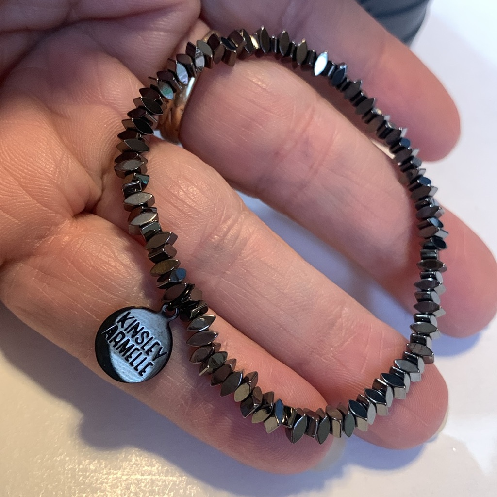 Kinsley Armelle Goddess Collection Black Lexis Bracelet